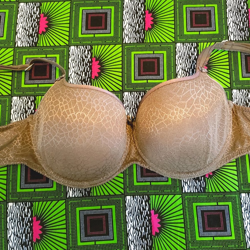 Tan Animal Print Chantelle Bra 32DD
